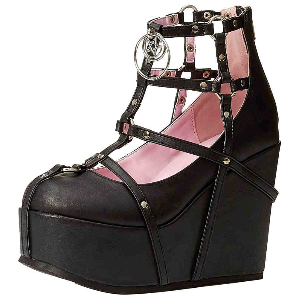 Demonia Sleehakken 40 Shoes POISON 101 US 10 Zwart Demonia Sleehakken 40 Shoes POISON 101 US 10 Zwart
